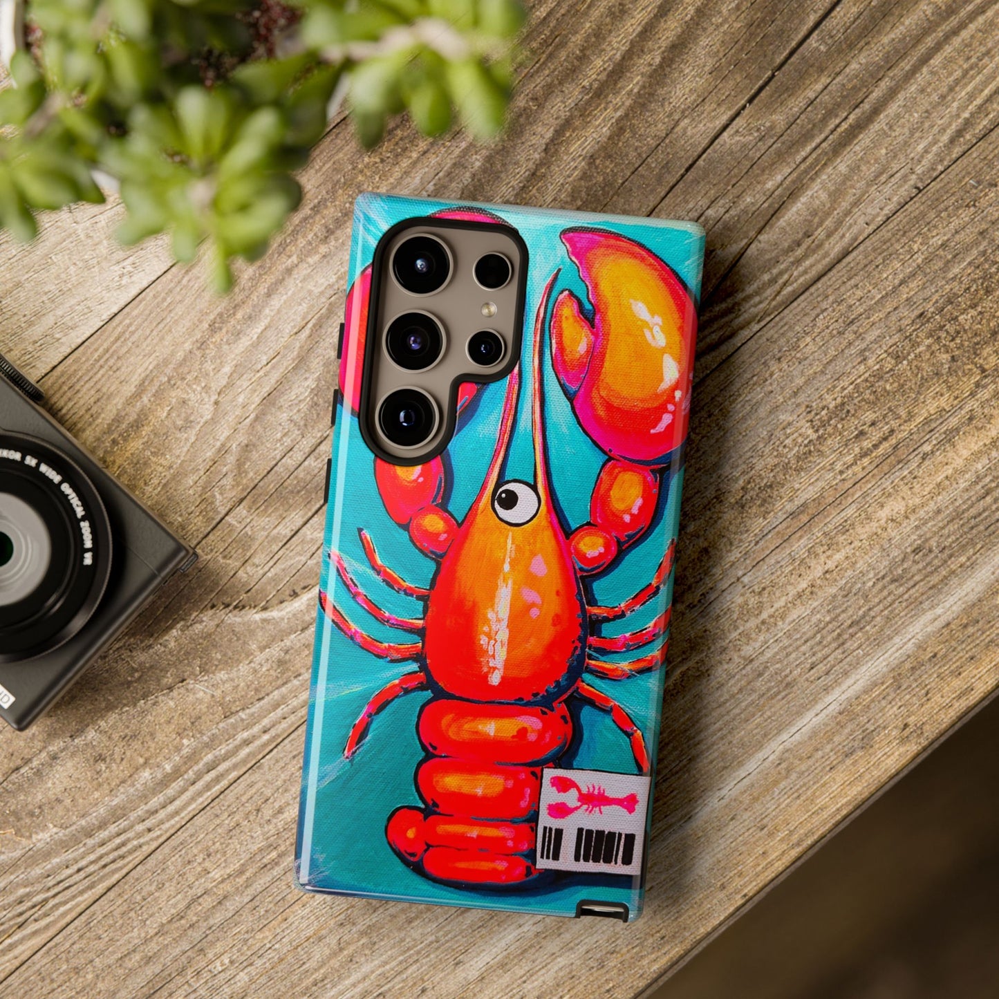 Neon Lobster Tough Phone Case