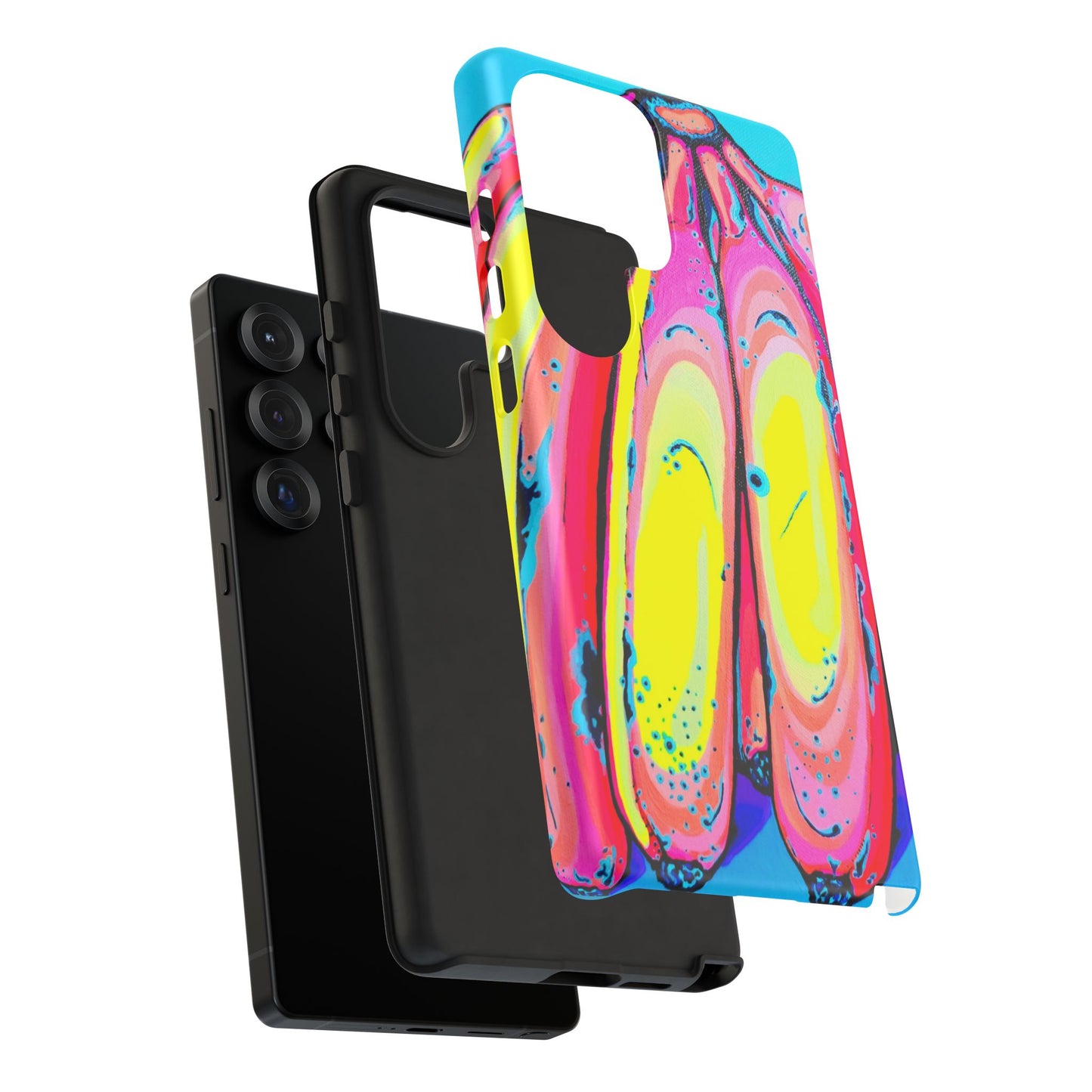 Neon Fat Bananas Tough Phone Case