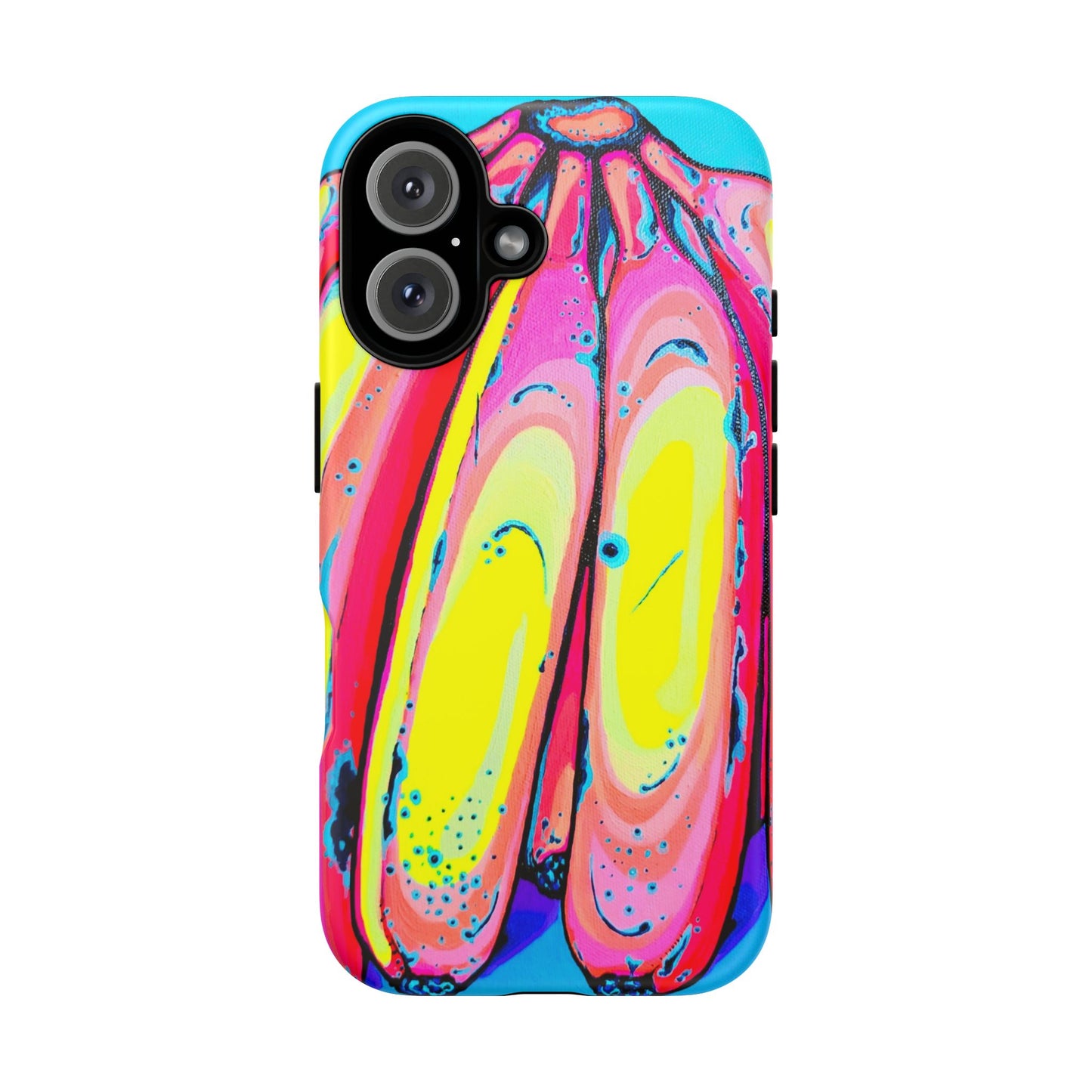 Neon Fat Bananas Tough Phone Case