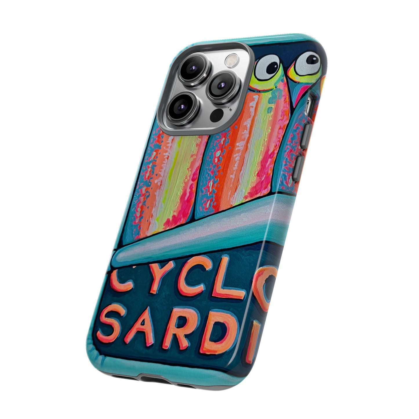 Neon Sardines Tough Phone Case