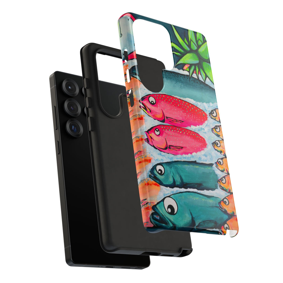 Neon Cabo Fish Market Tough Phone Case