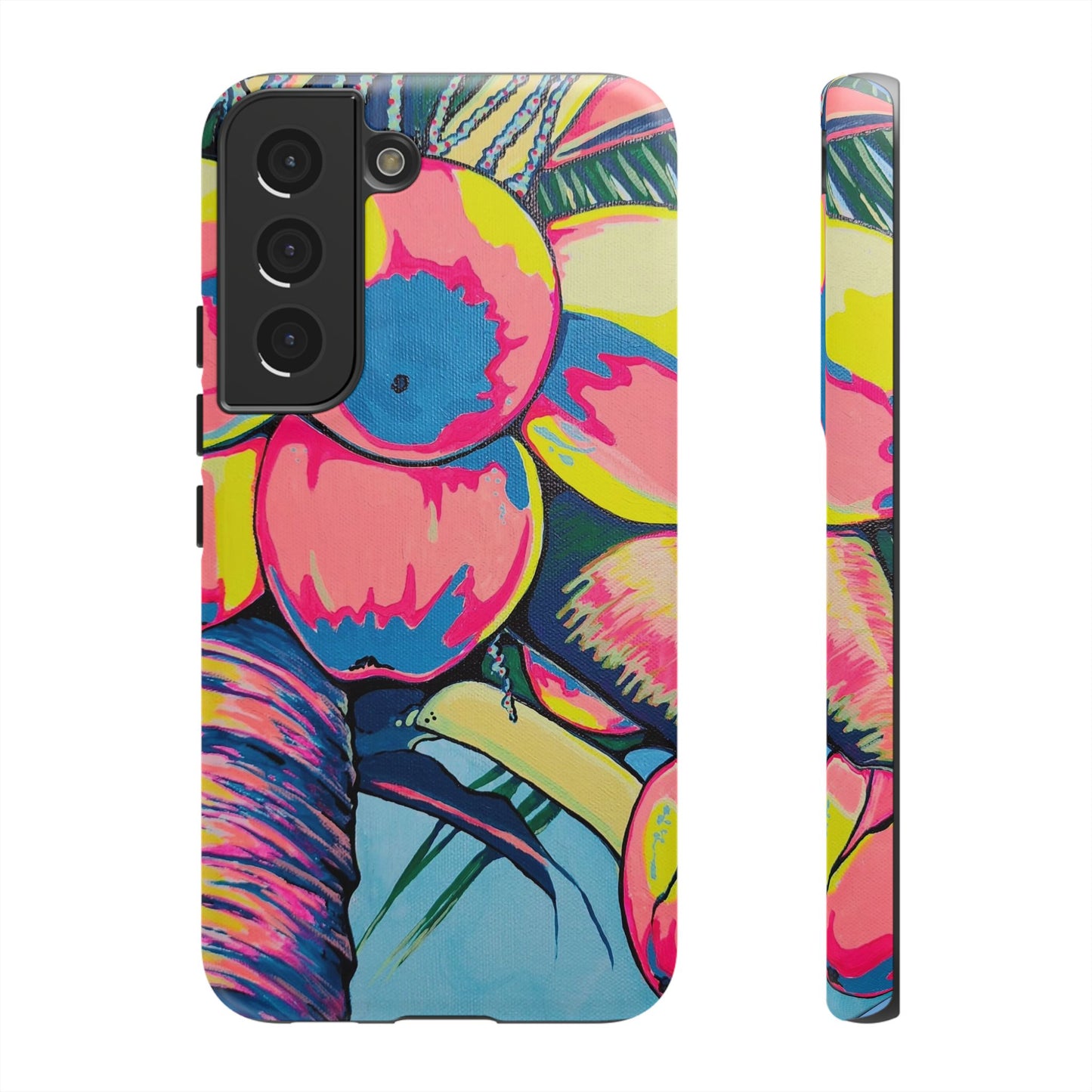 Neon Coconuts Tough Phone Case