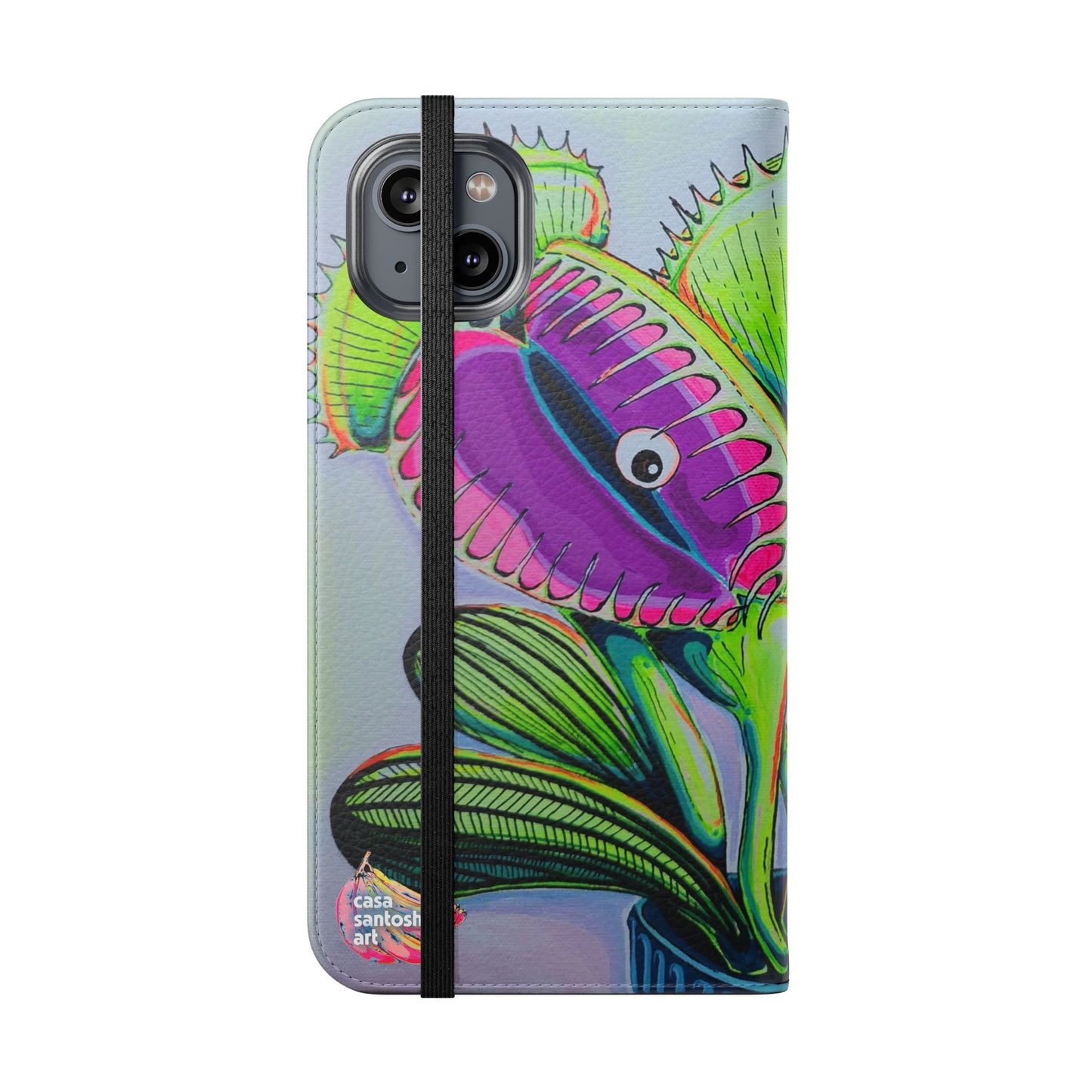 Cyclops Venus Fly Trap Flip Phone Case – Wallet Cover with Card Slots