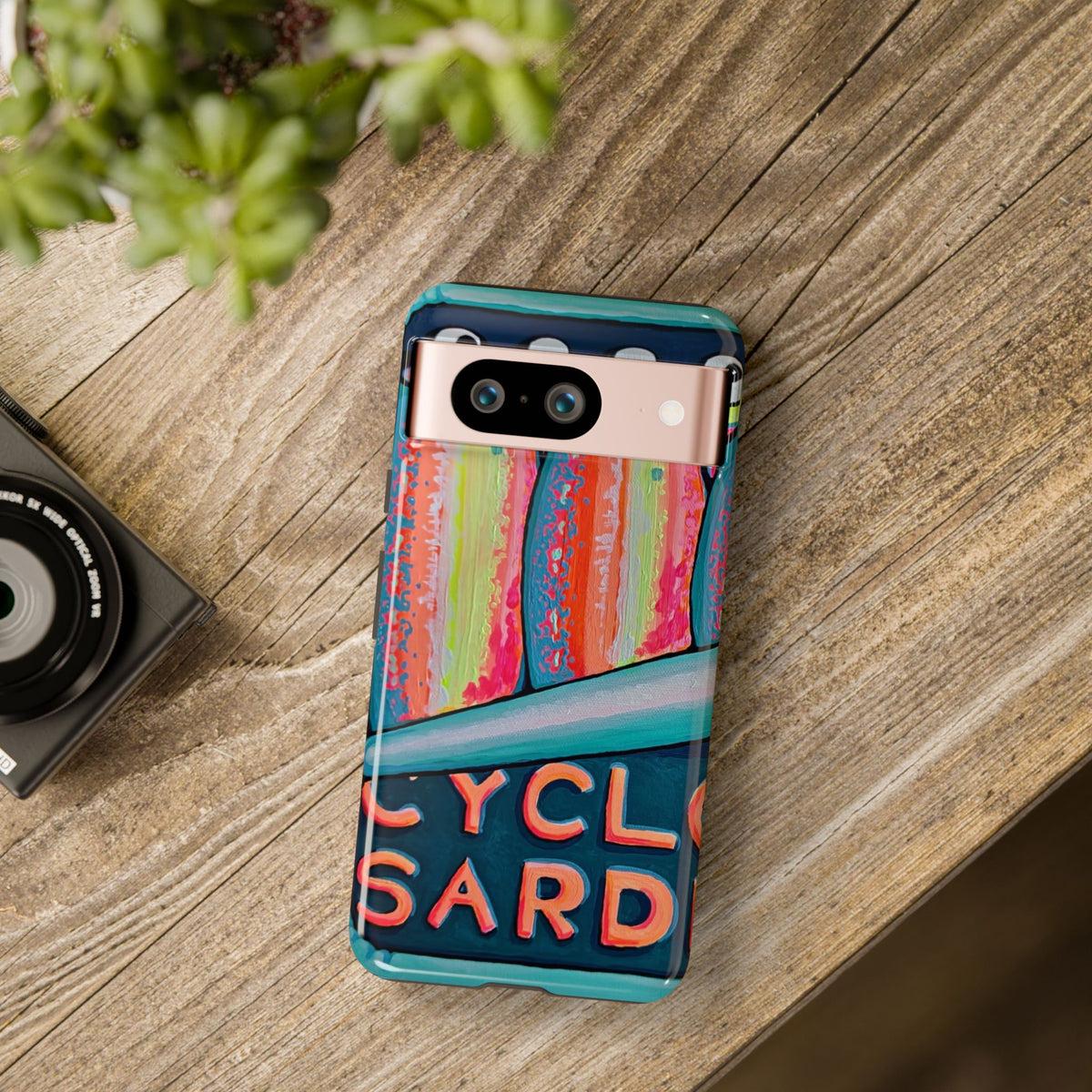 Neon Sardines Tough Phone Case