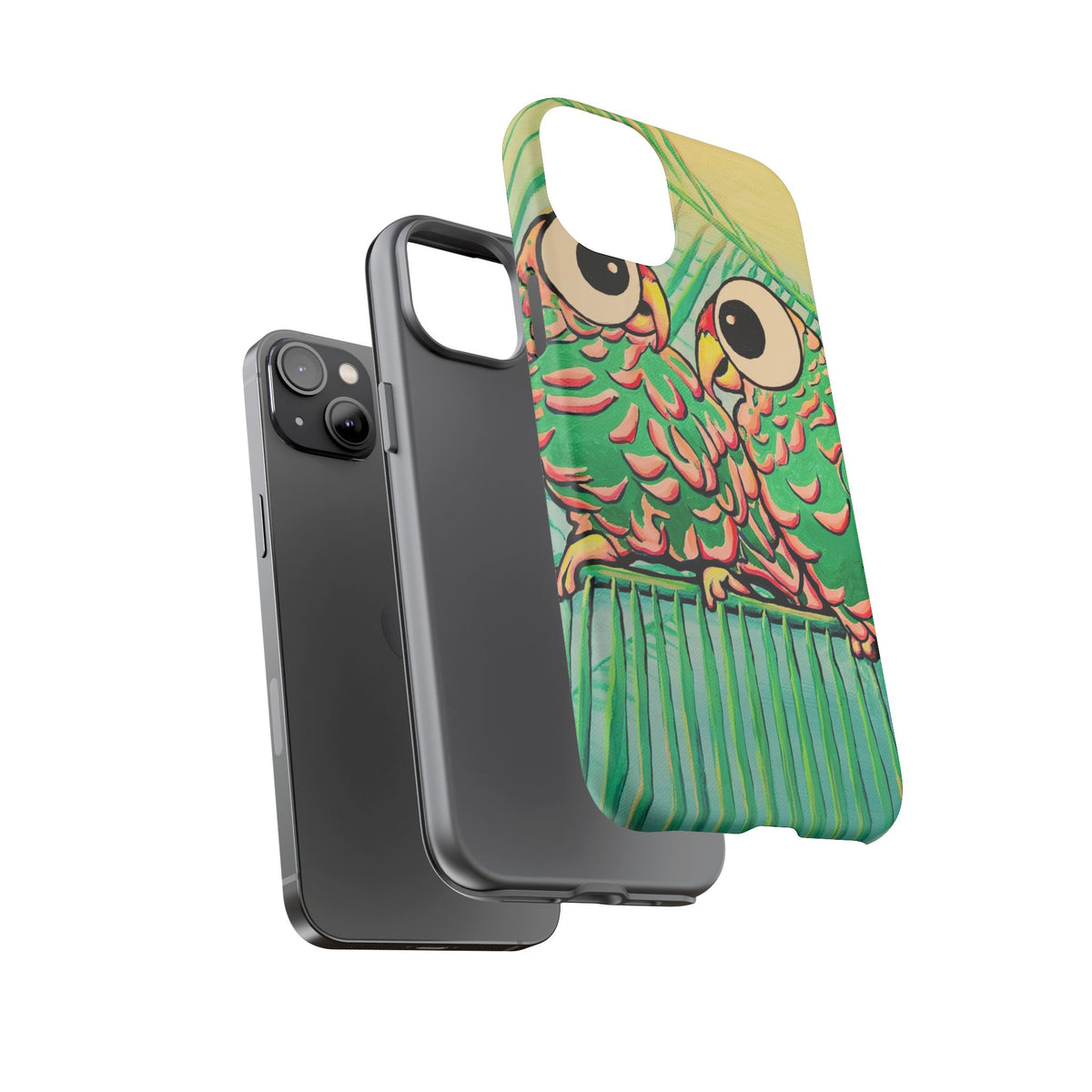 Chatty Cyclops Parrots Tough Phone Case