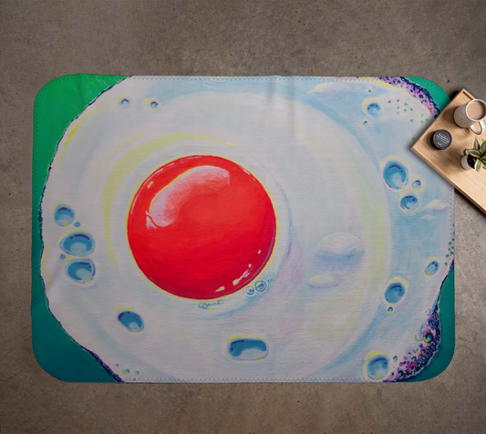 Neon Fried Egg Blanket