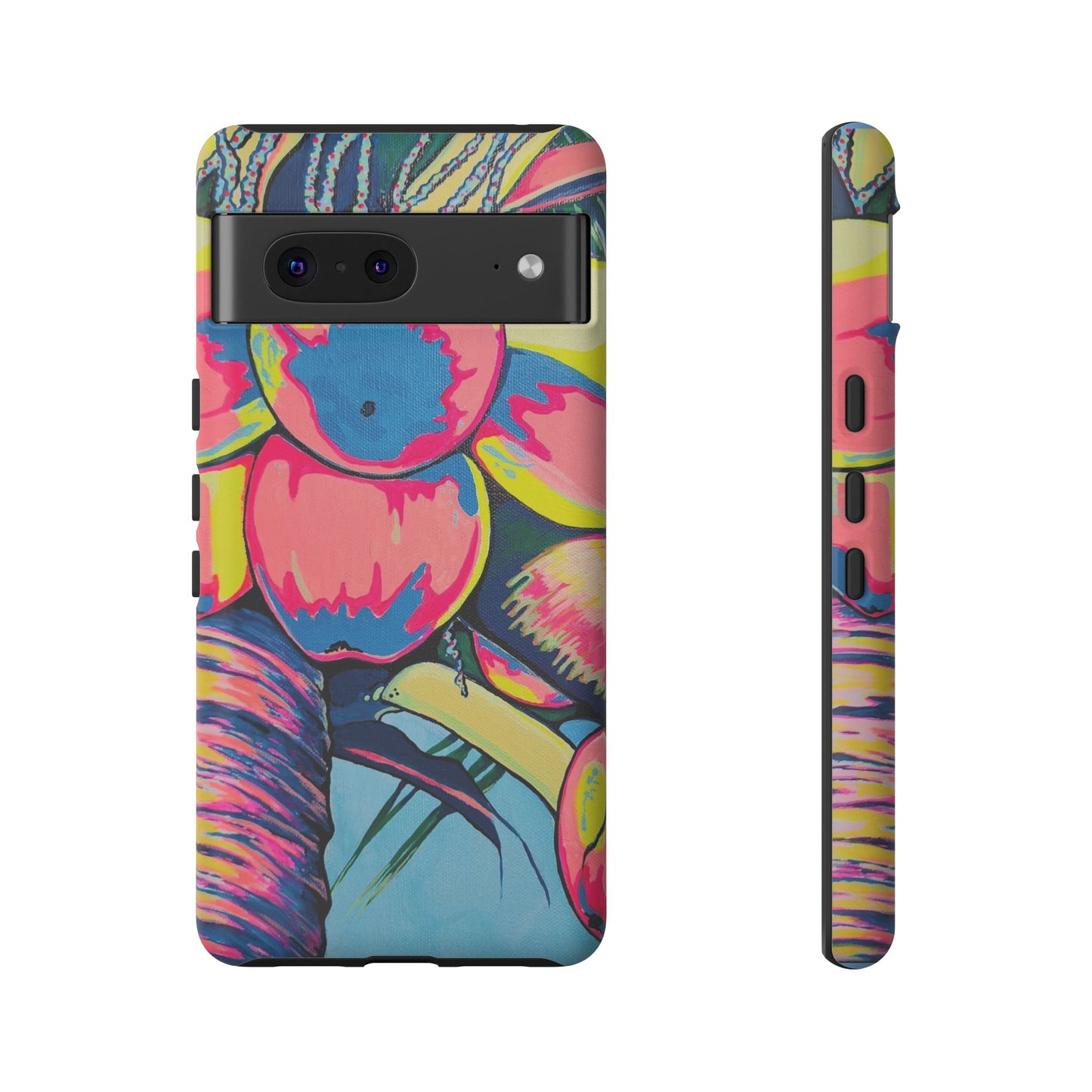 Neon Coconuts Tough Phone Case