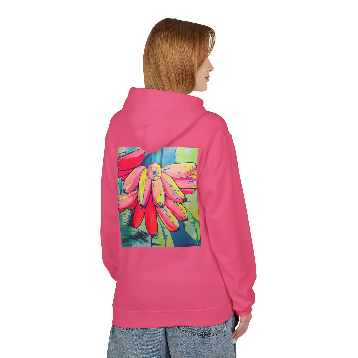 Unisex Neon Primitivo Bananas Soft Hoodie