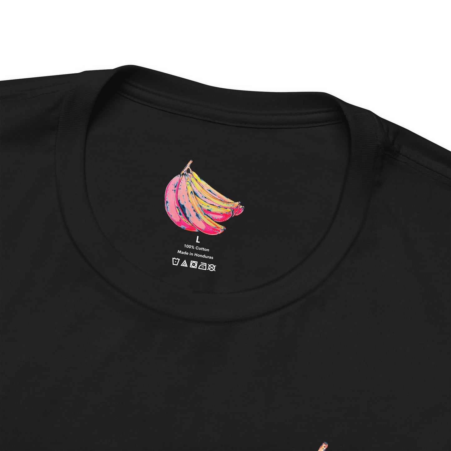 T-shirt unisexe néon à motif poisson frit