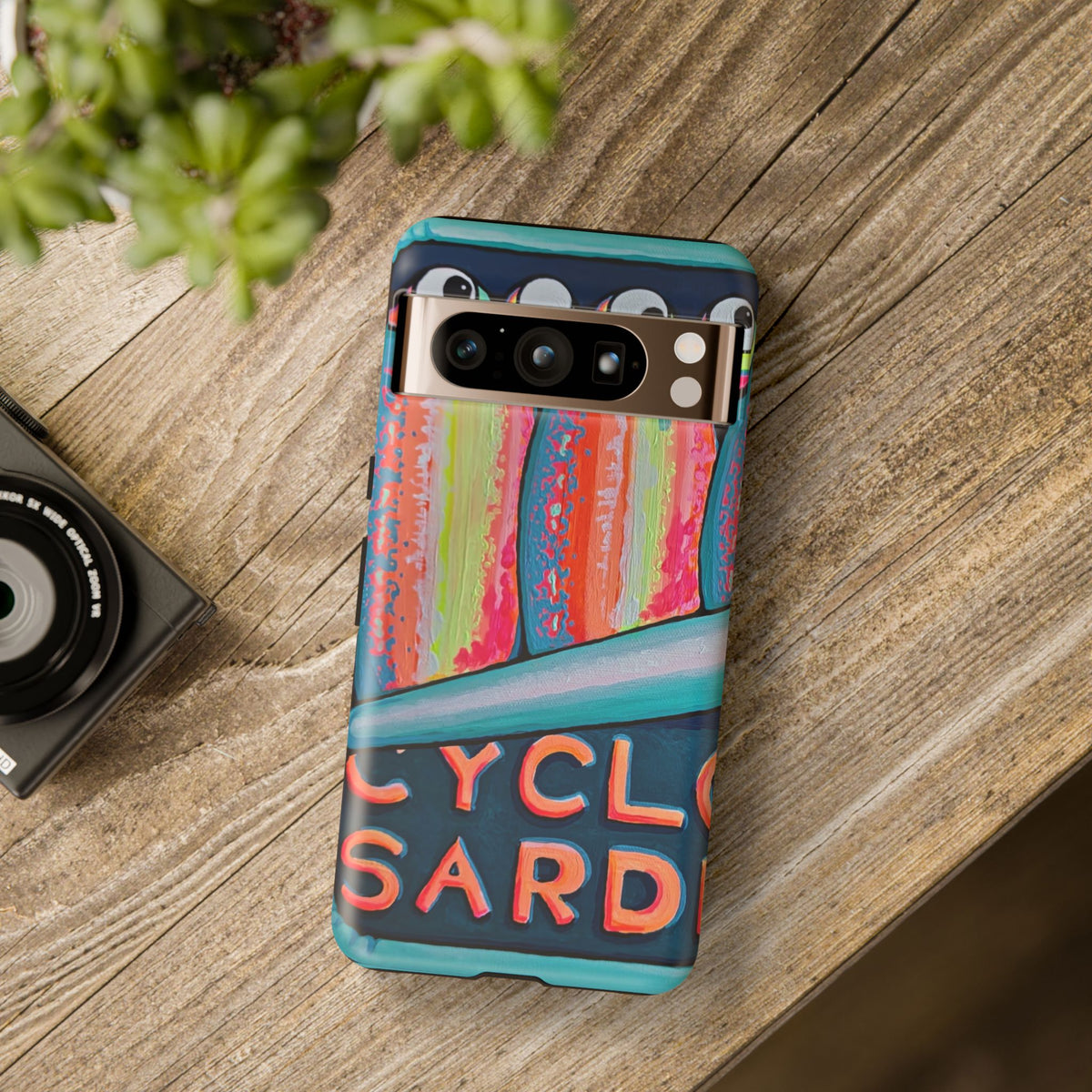 Neon Sardines Tough Phone Case
