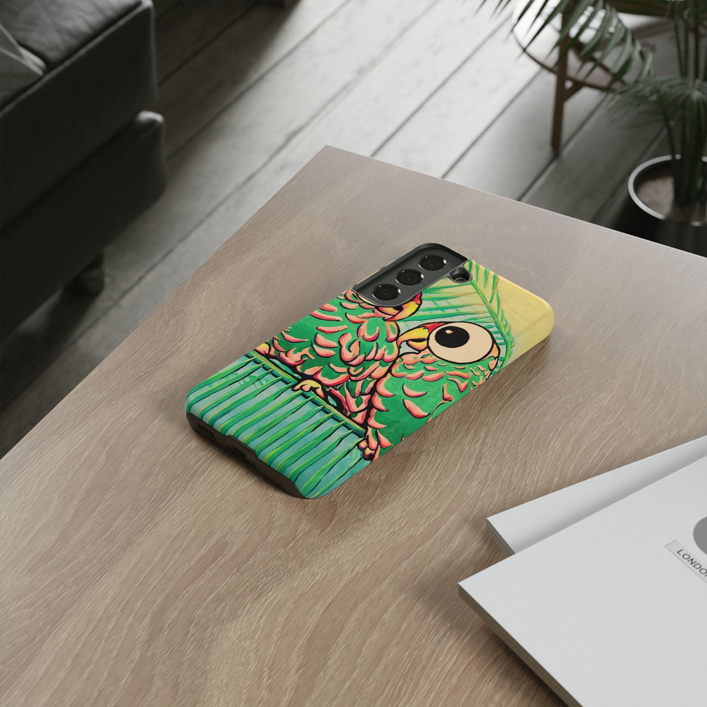 Chatty Cyclops Parrots Tough Phone Case