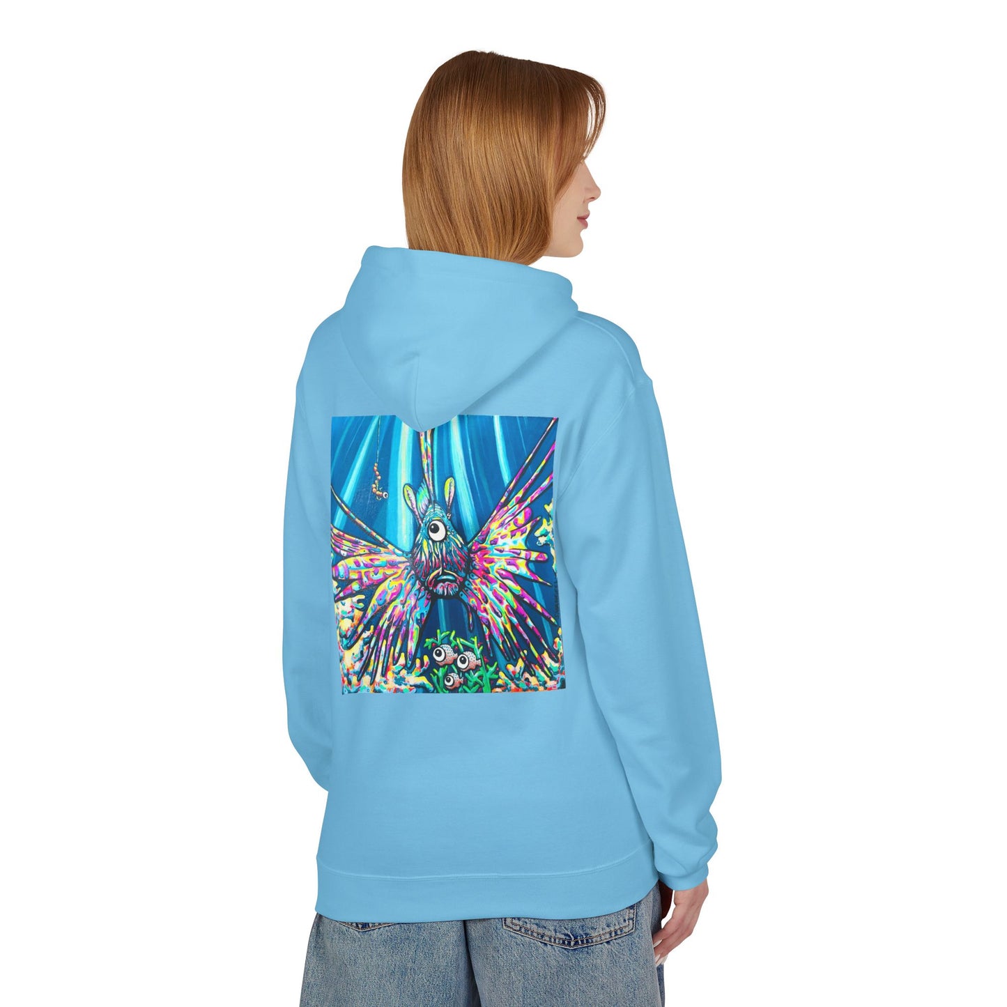 Unisex Cyclops Lionfish Soft Hoodie