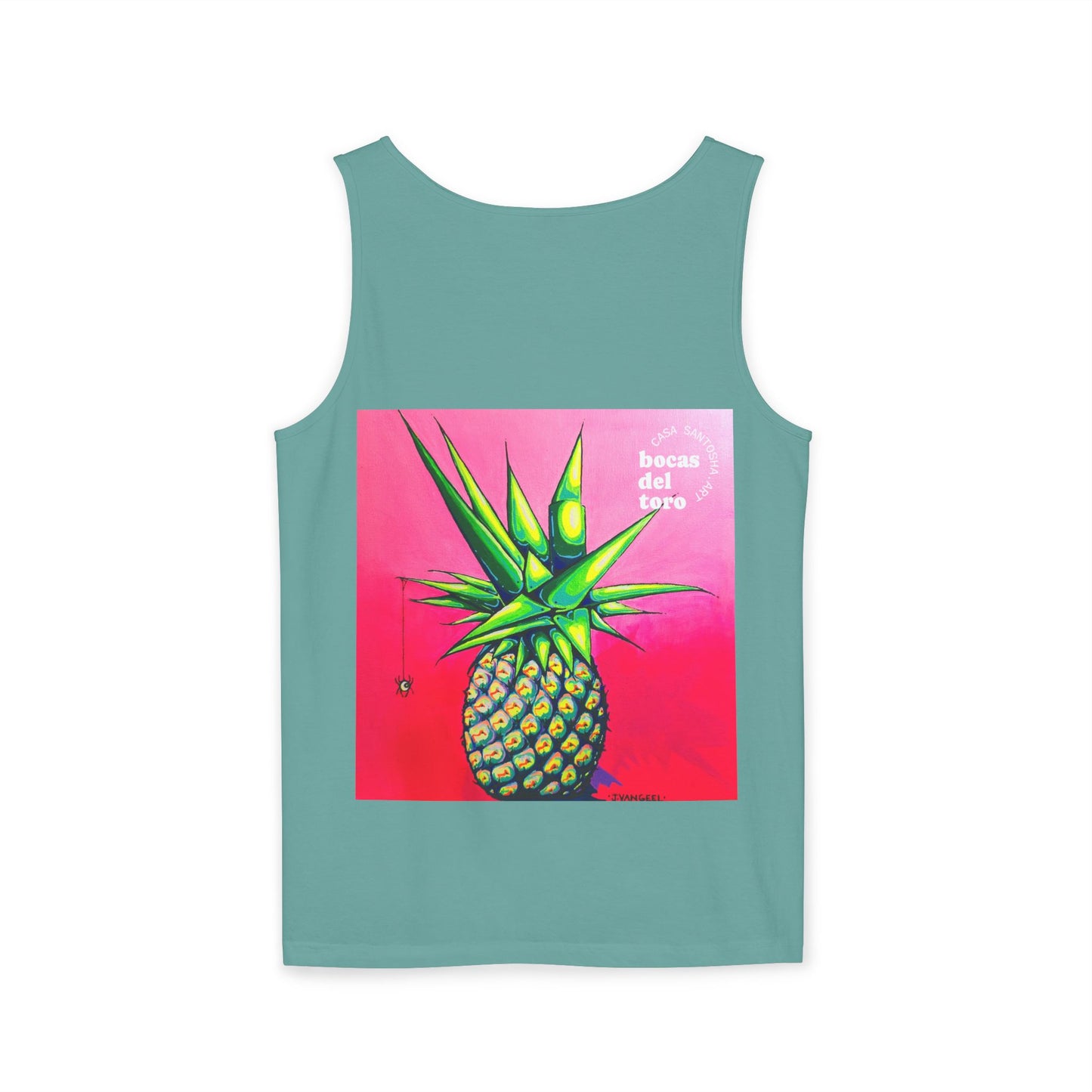 Unisex Neon Pineapple Tank Top - Perfect for Summer Vibes