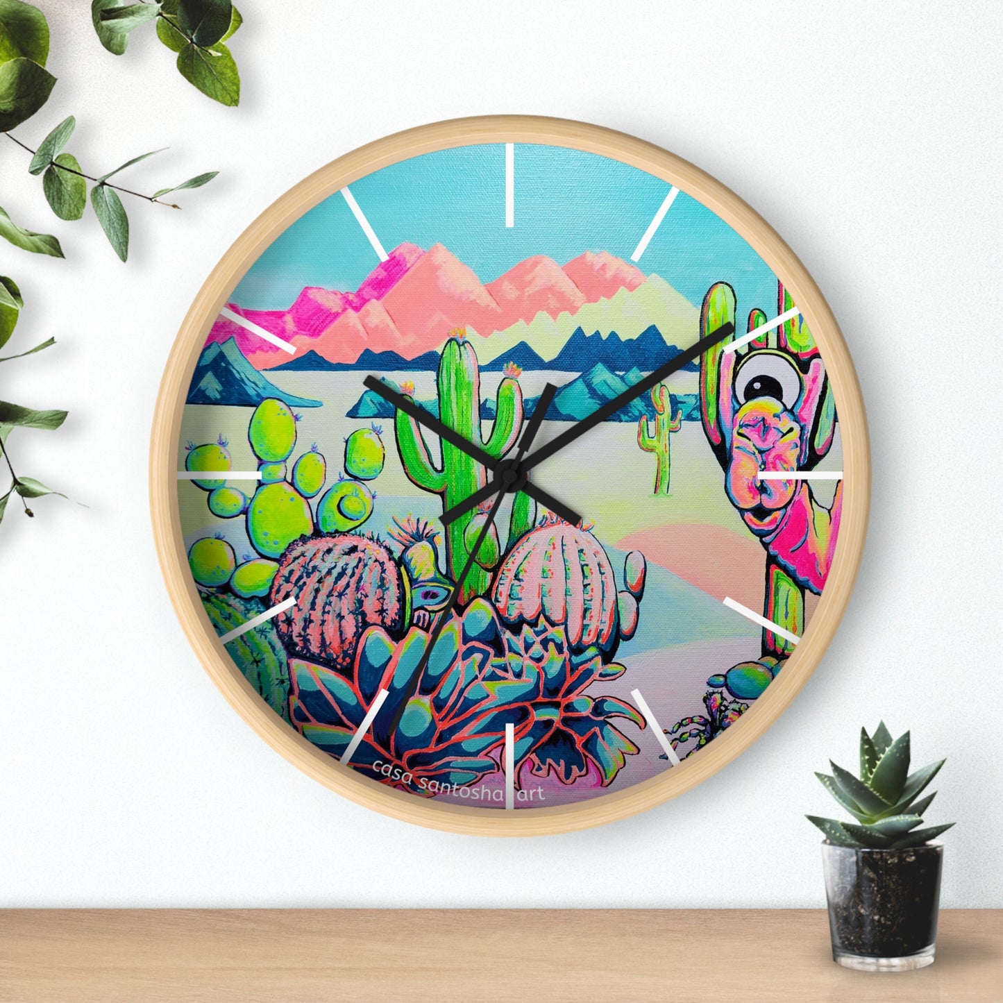 Cyclops Camel Pop Art Wall Clock