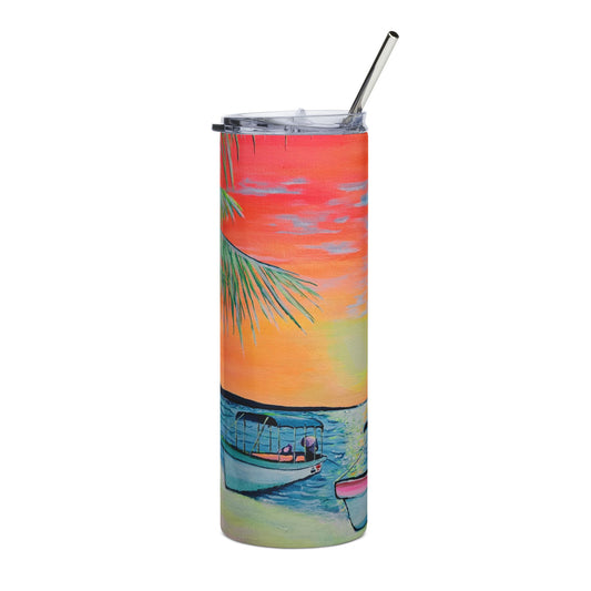 Panga Express Stainless Steel Tumbler, 20oz | Fun Travel Mug, Eco-Friendly