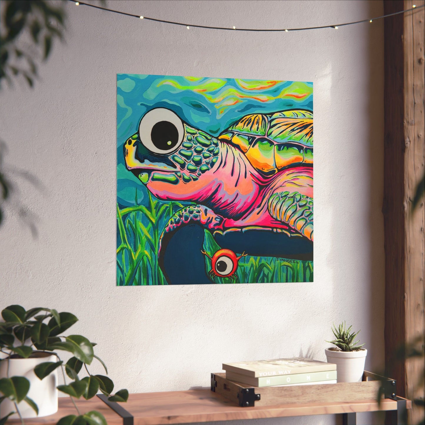 Cyclops Turtle Giclée Art Poster