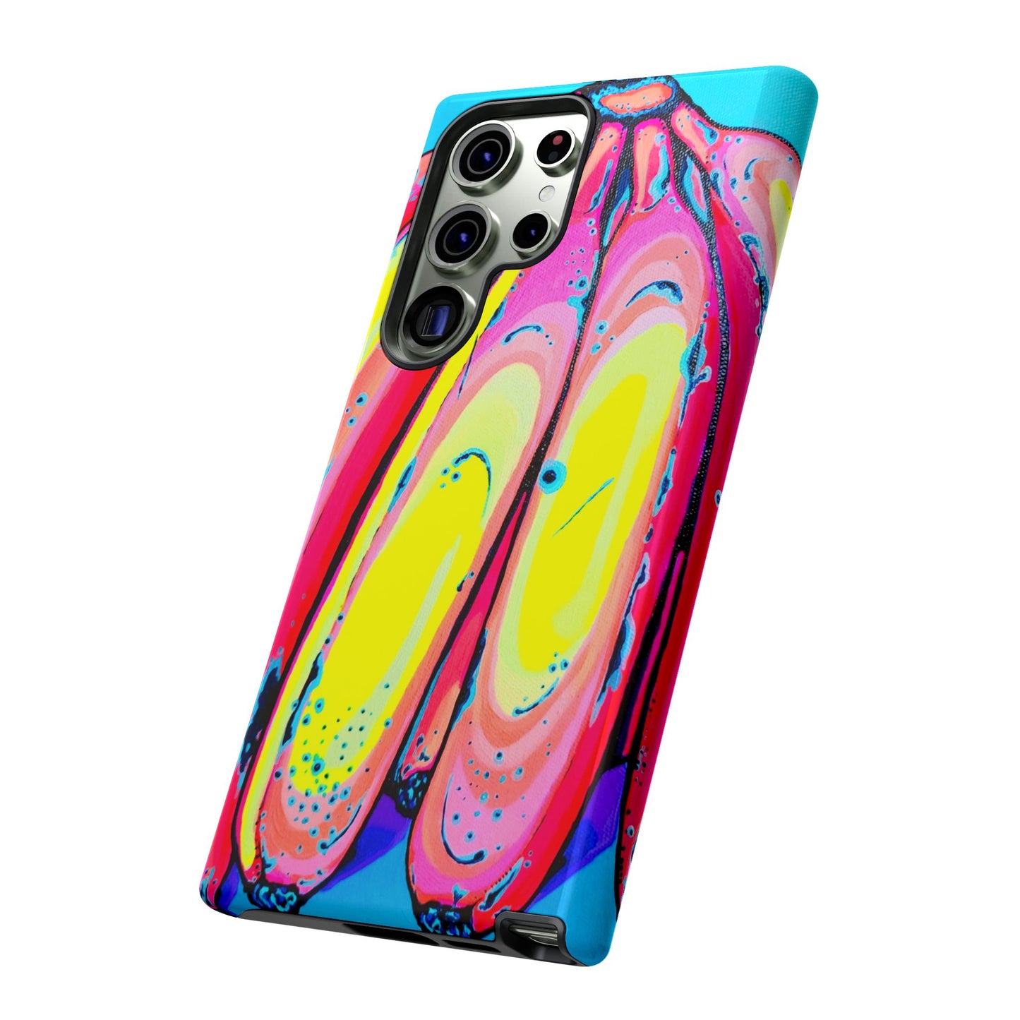 Neon Fat Bananas Tough Phone Case