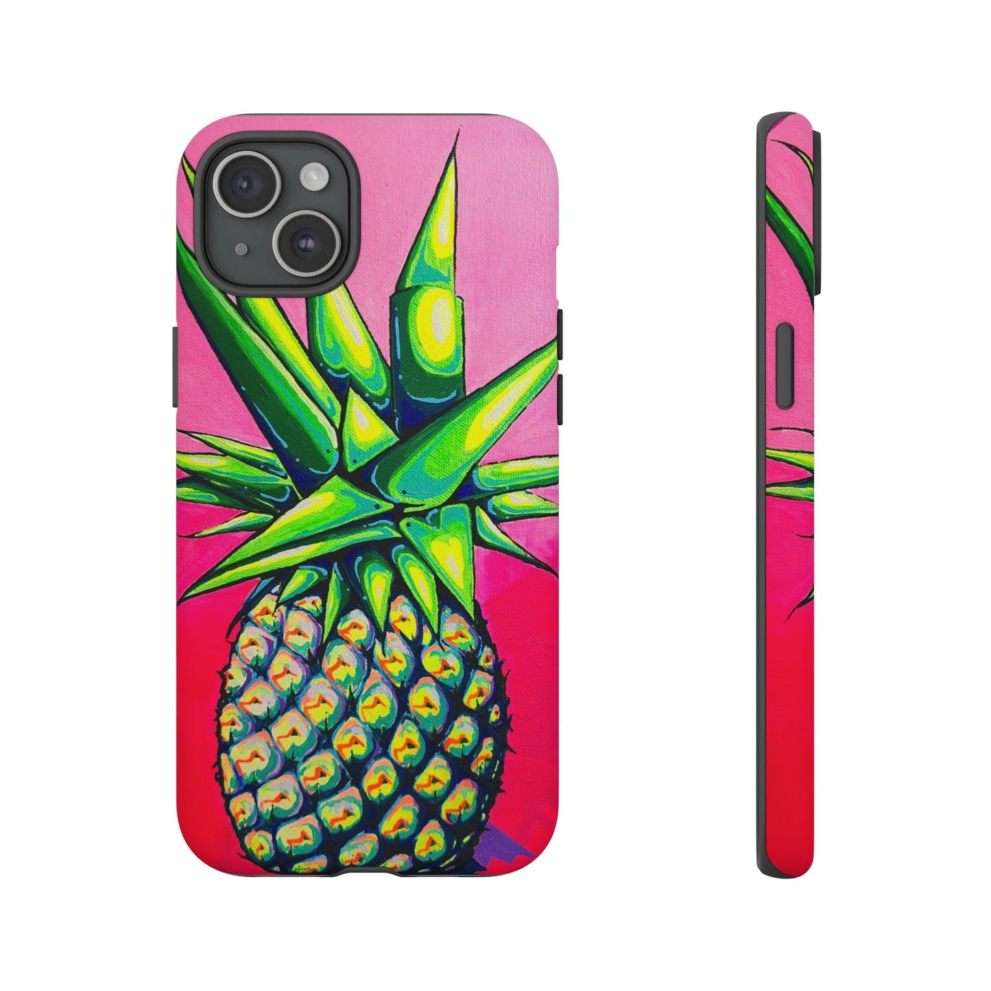 Neon Pineapple Tough Phone Case