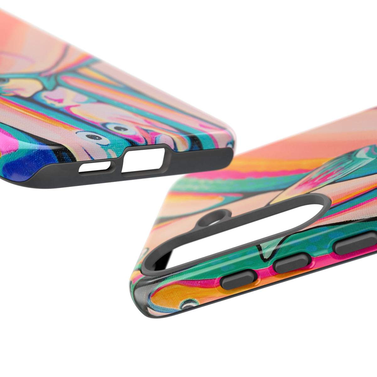 Neon Fish Tough Phone Case