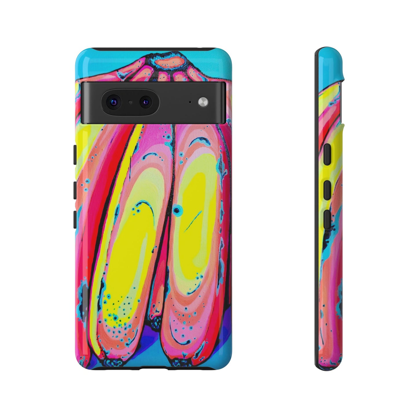 Neon Fat Bananas Tough Phone Case