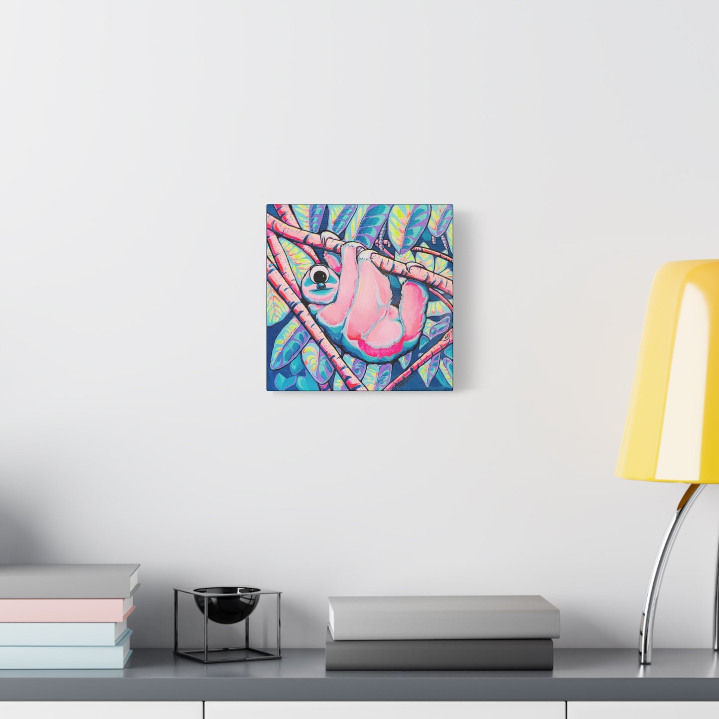Cyclops Sloth Canvas Wall Art