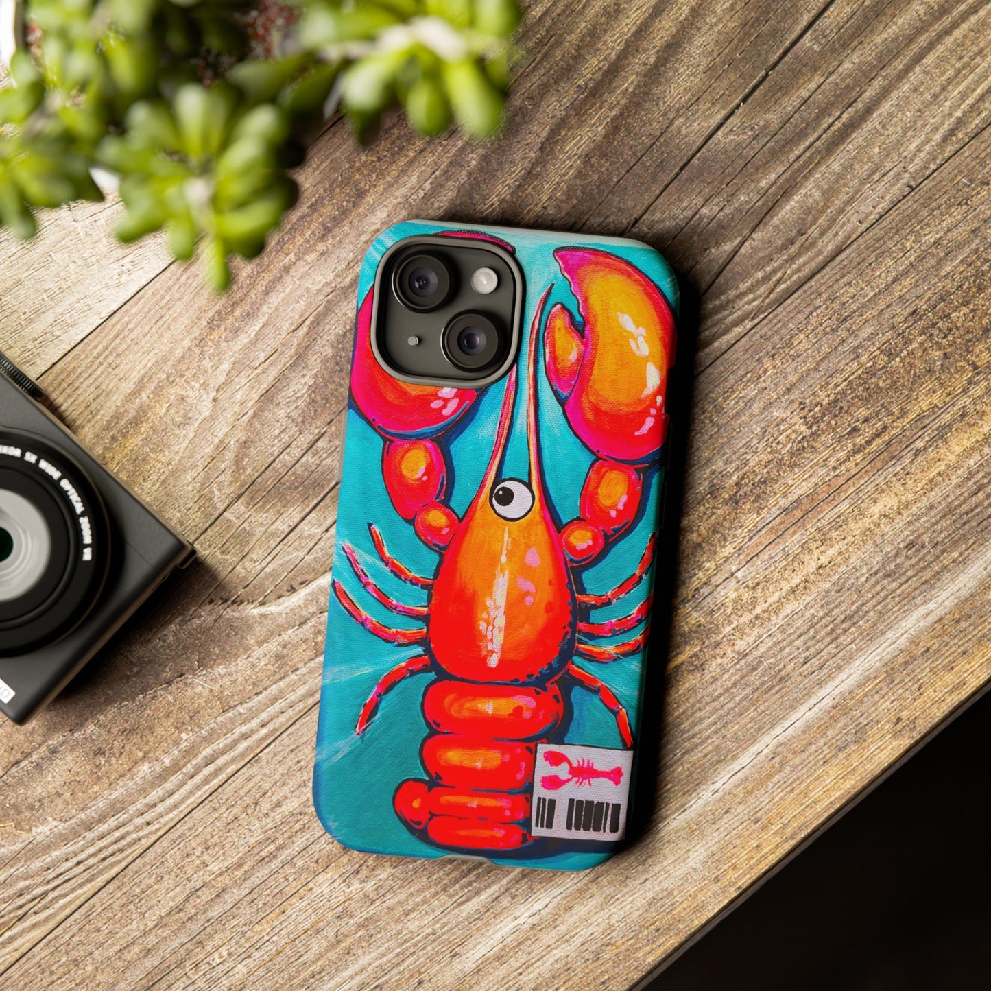 Neon Lobster Tough Phone Case