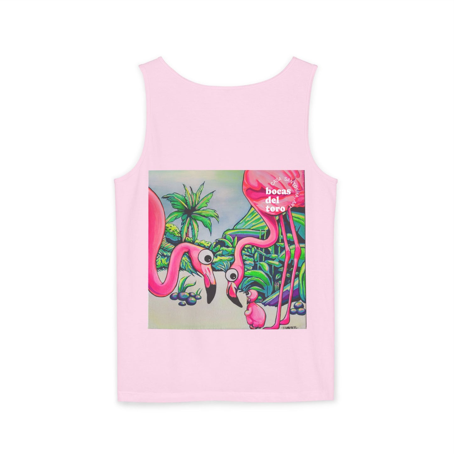 Unisex Cyclops Flamingo Family Tank Top - Perfect for Summer Vibes