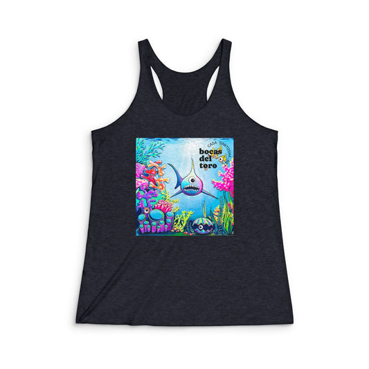 Women's Cyclops Shark Graphic Racerback Tank
