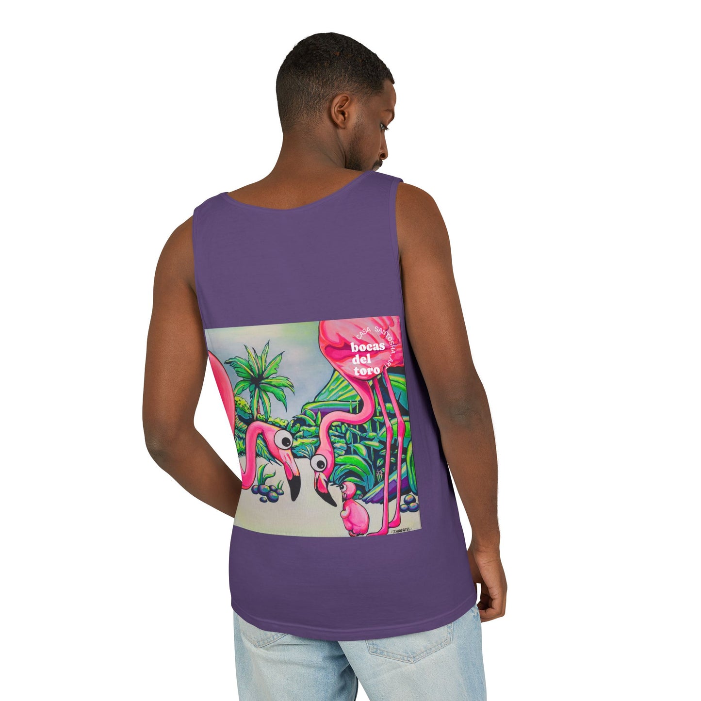 Unisex Cyclops Flamingo Family Tank Top - Perfect for Summer Vibes