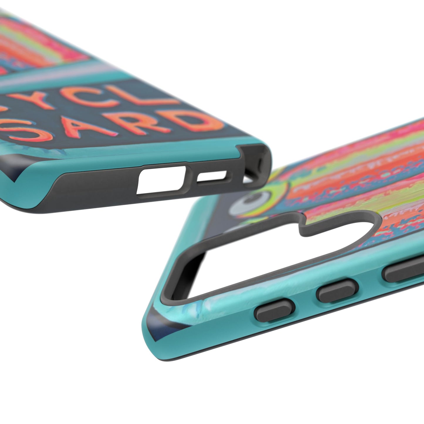 Neon Sardines Tough Phone Case