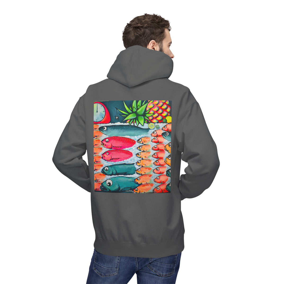 Unisex Neon Cabo Fish Market Soft Hoodie