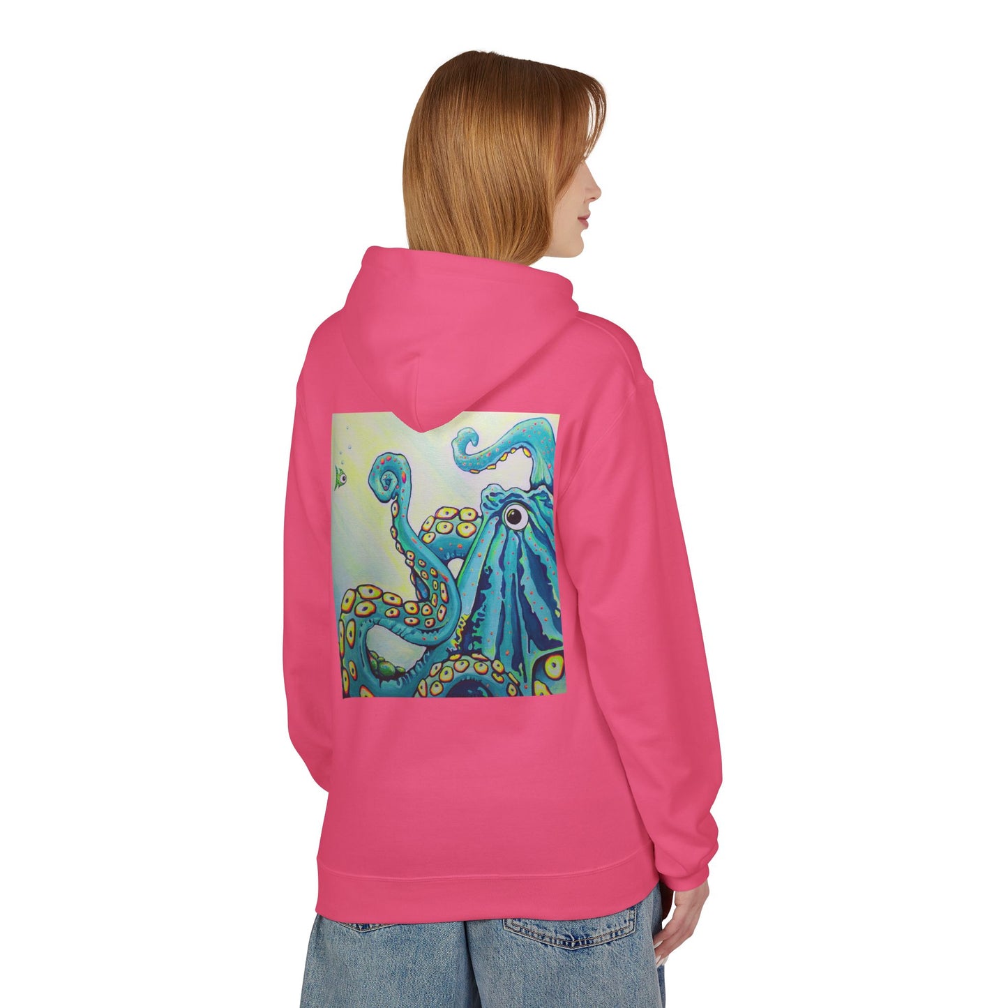 Unisex Cyclops Octopus Soft Hoodie