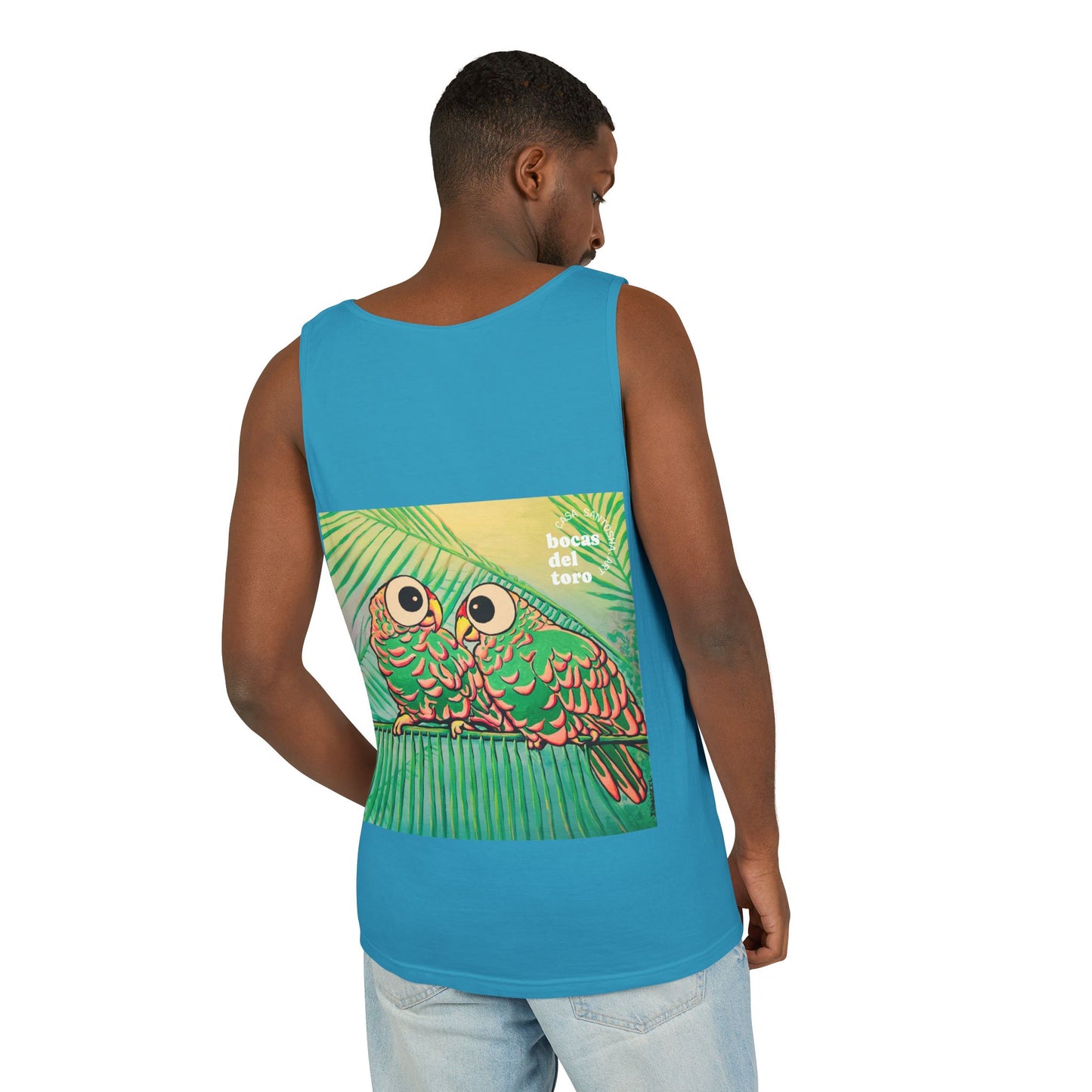 Unisex Chatty Cyclops Parrots Tank Top - Perfect for Summer Vibes