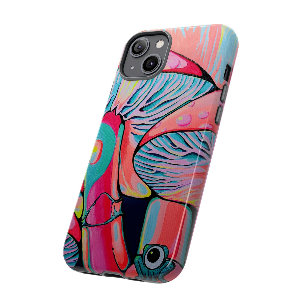 Coque de téléphone résistante Trippy Mushrooms