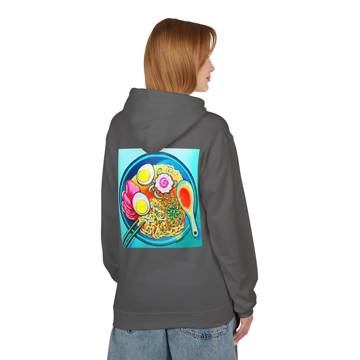 Unisex Neon Ramen Soft Hoodie