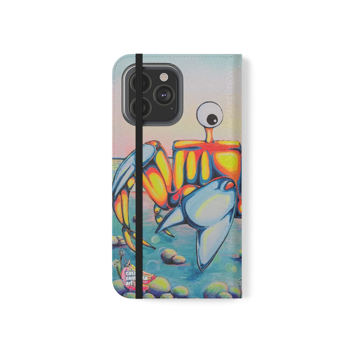 Cyclops Crab Flip Phone Case – Wallet Cover with Card Slots