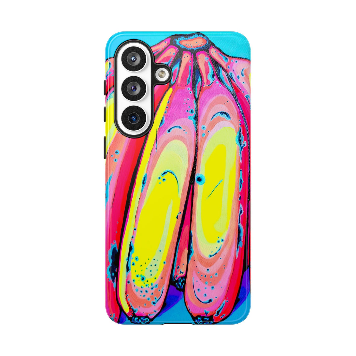 Neon Fat Bananas Tough Phone Case