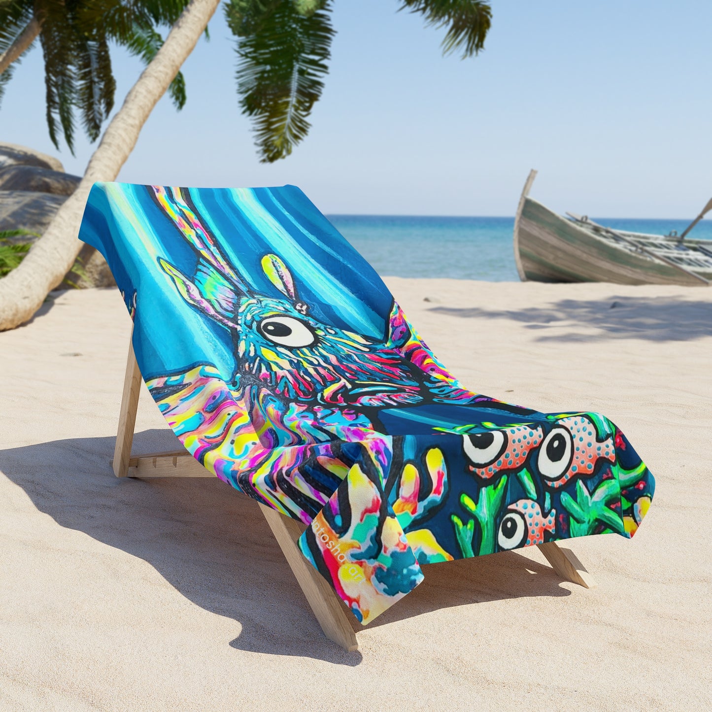 Cyclops Lionfish Beach Towel for Summer Fun and Vacation Essentials