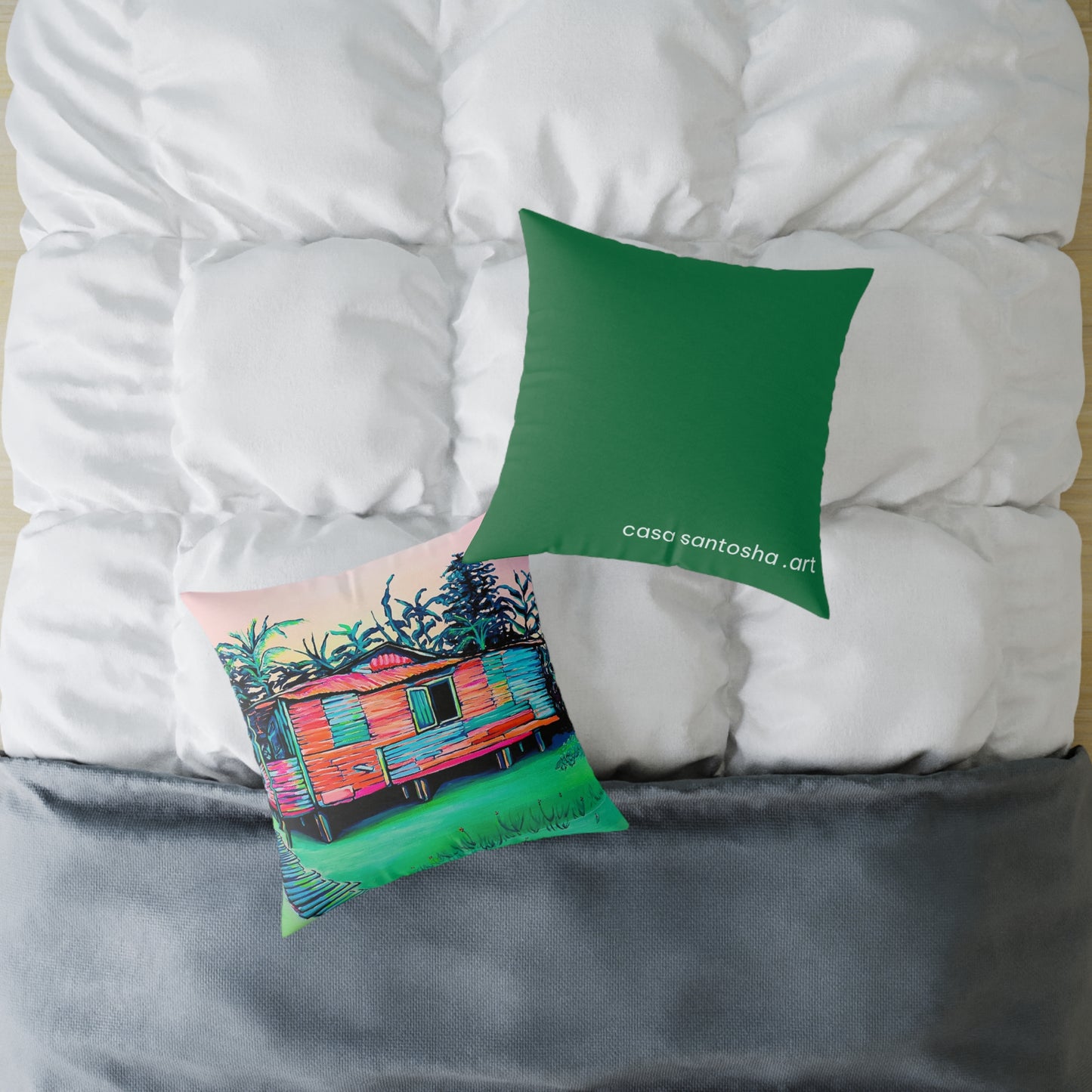 Luis Russell House Bocas Art Canvas Decorative Pillow