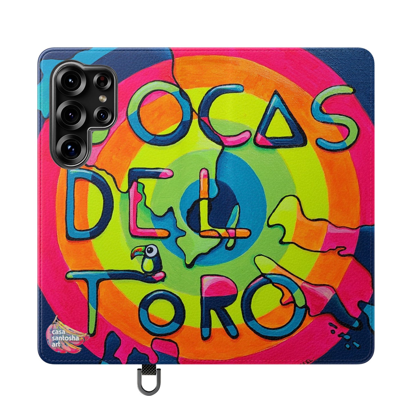 Bocas Del Toro Islands Flip Phone Case – Wallet Cover with Card Slots