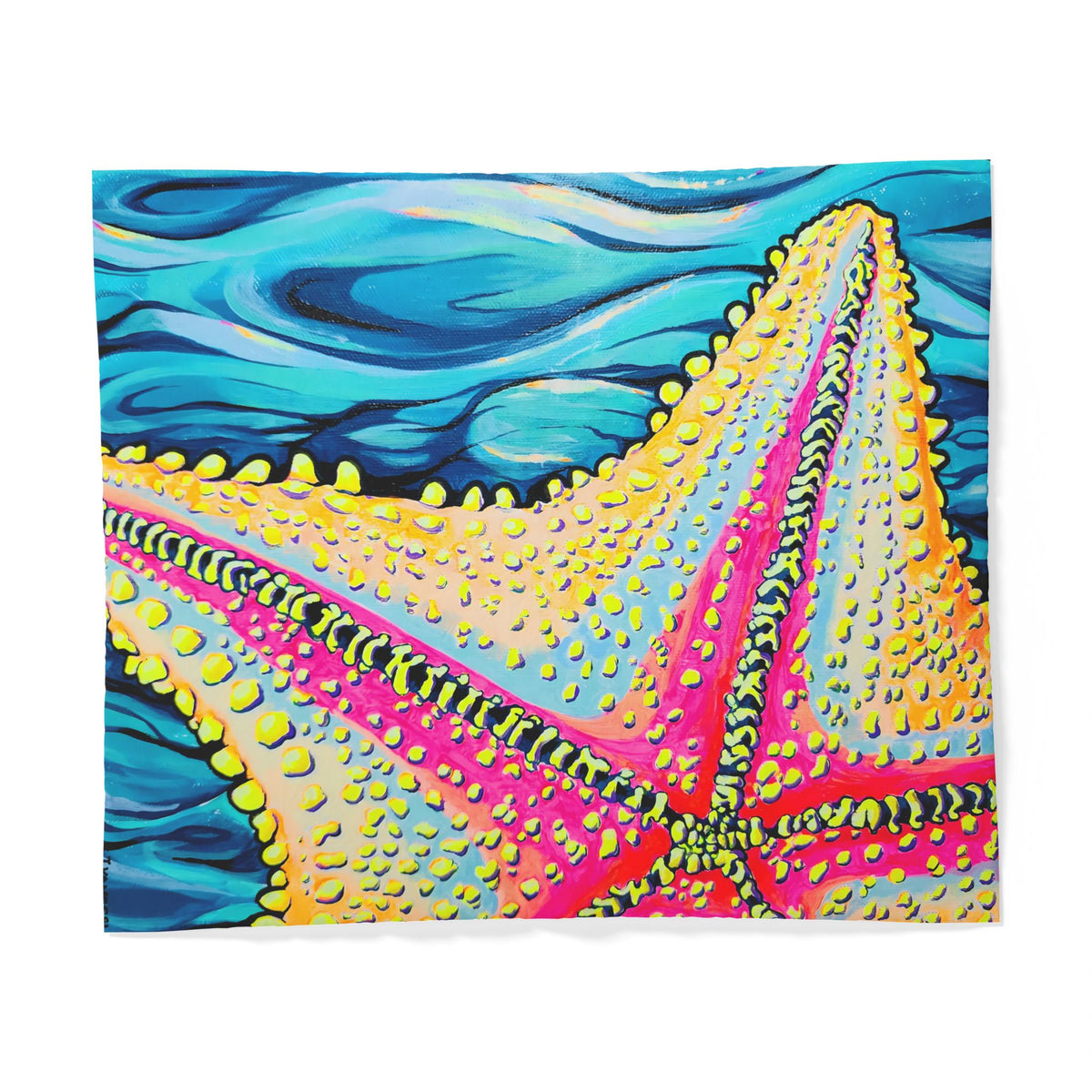 Starfish Beach Bocas Duvet Cover