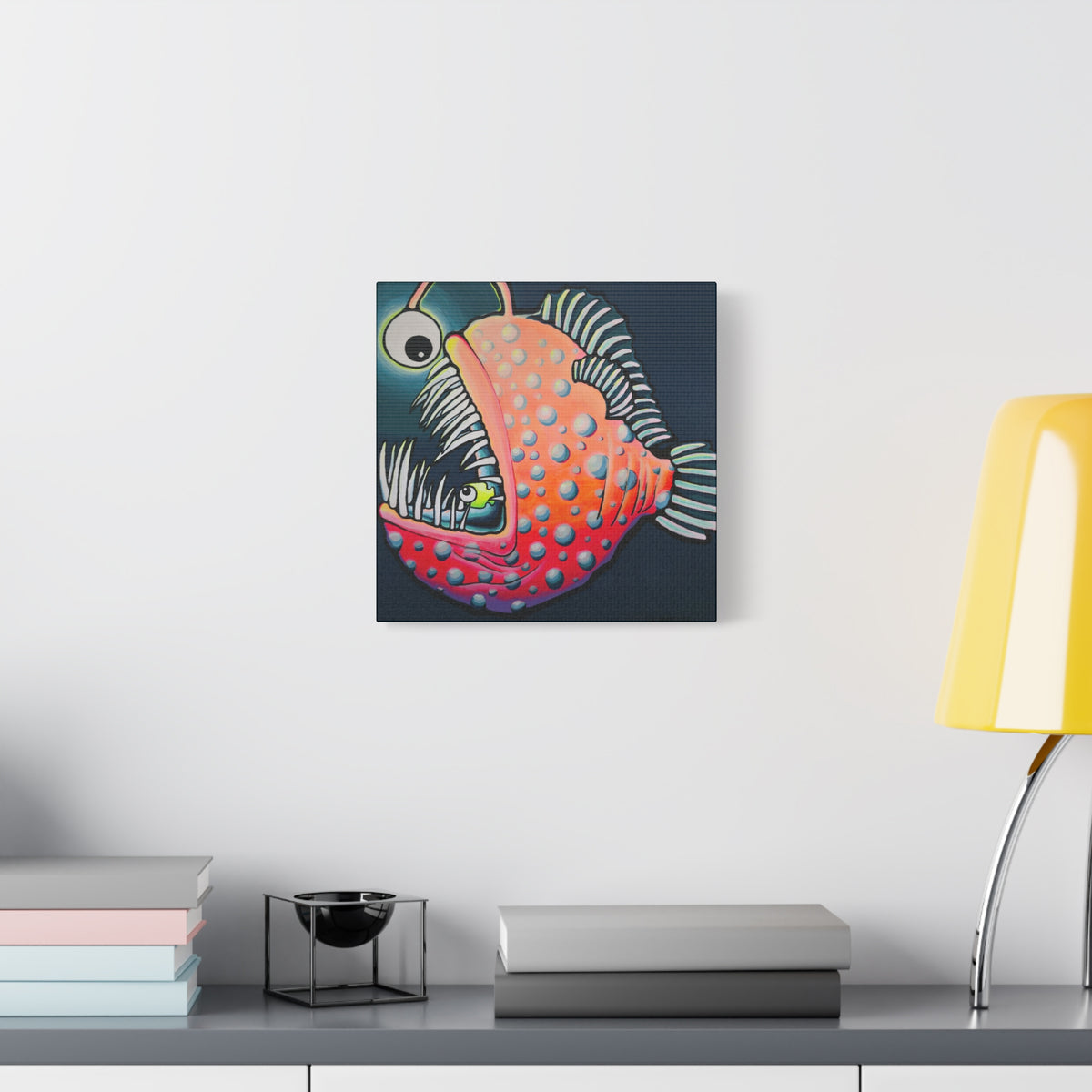 Cyclops Anglerfish Canvas Wall Art