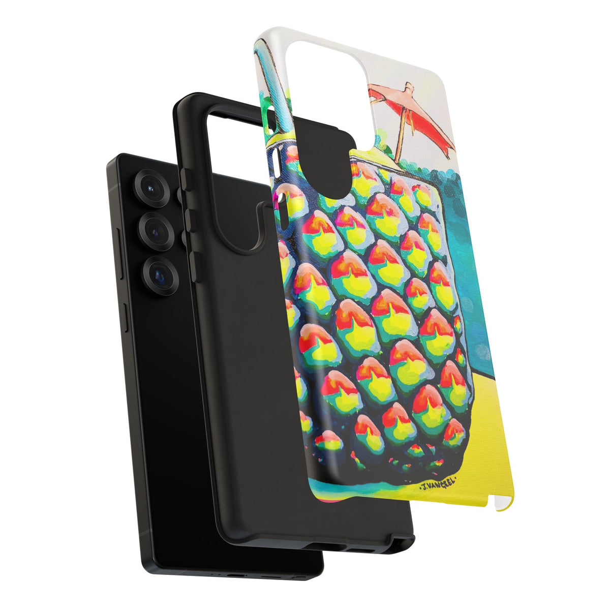Neon Piña Colada Tough Phone Case