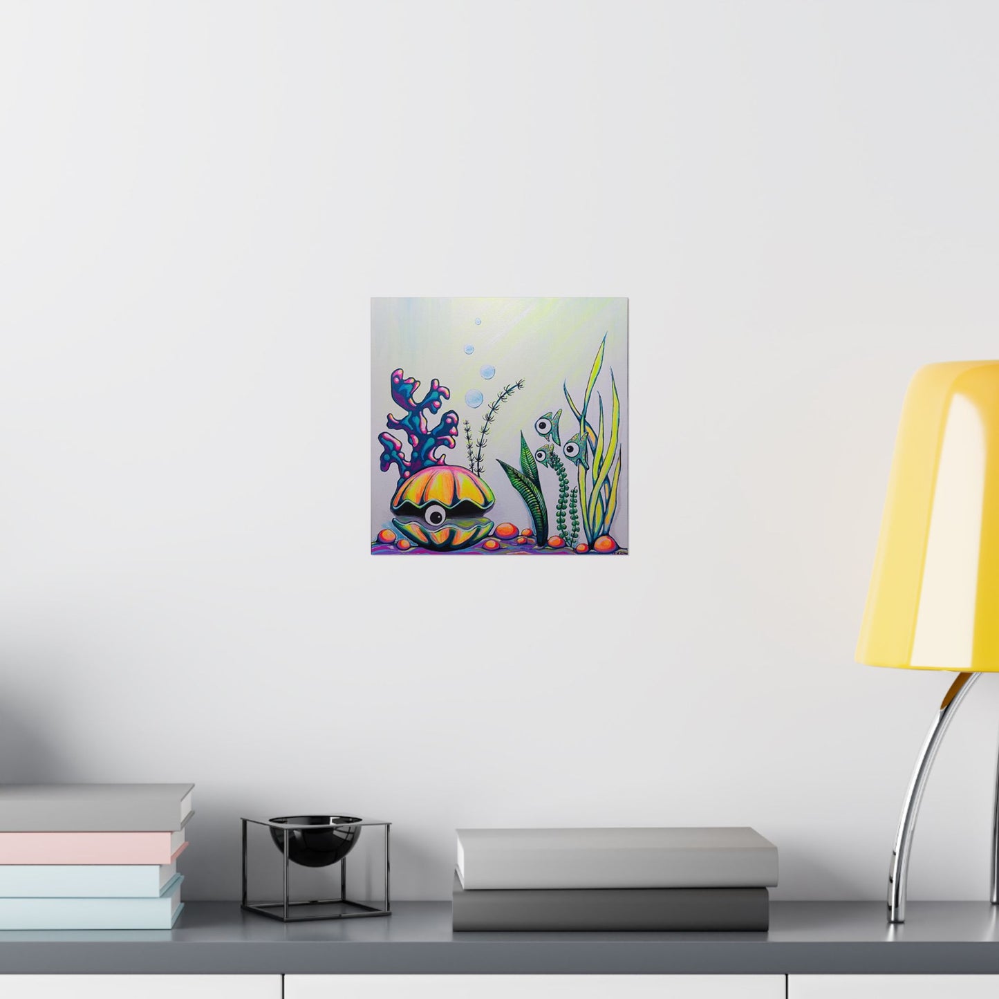 Cyclops Clam Giclée Art Poster