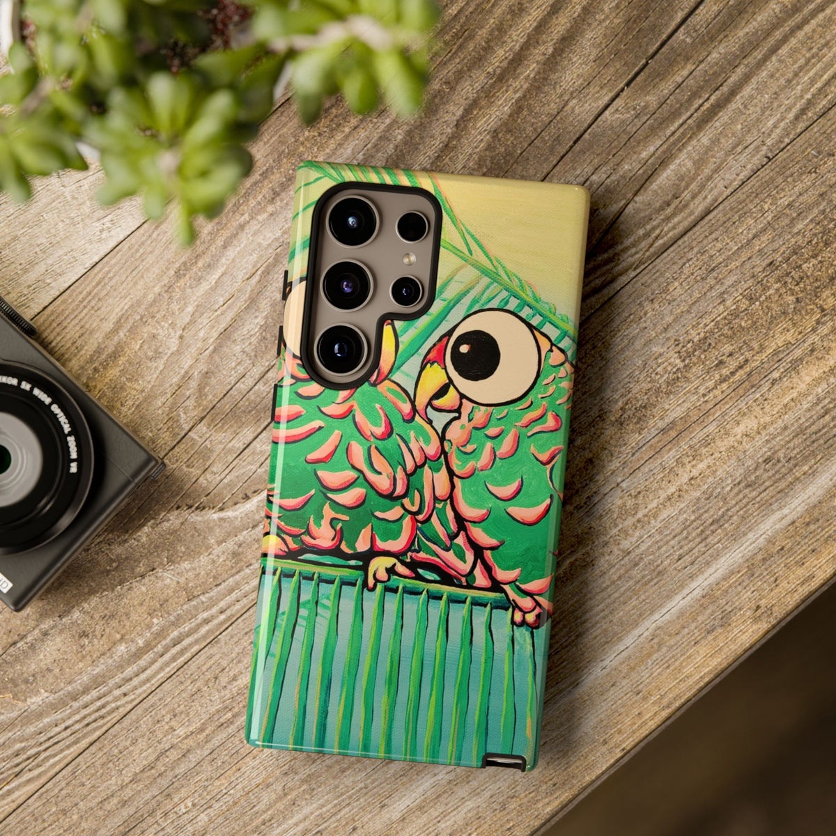 Chatty Cyclops Parrots Tough Phone Case