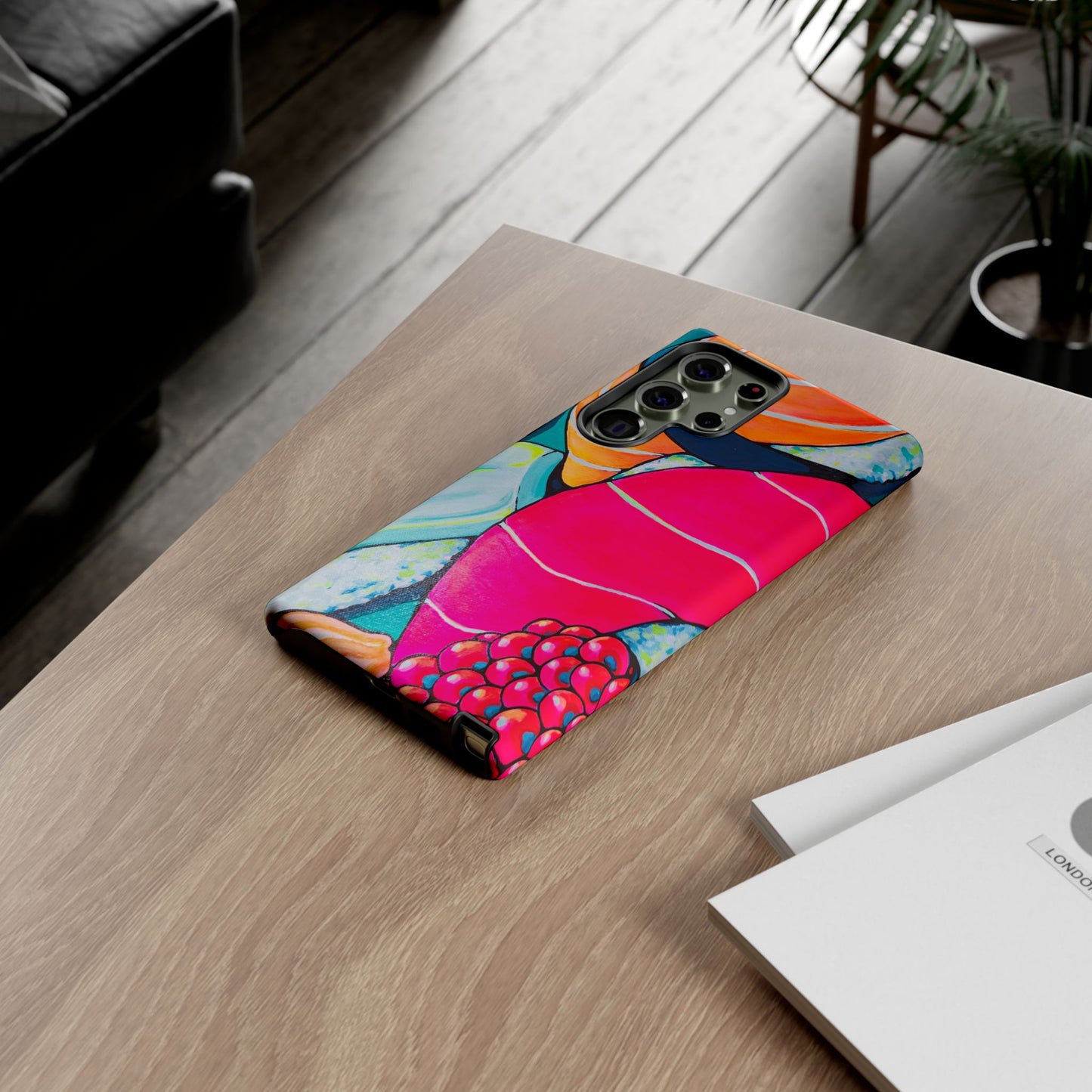 Neon Sushi Tough Phone Case