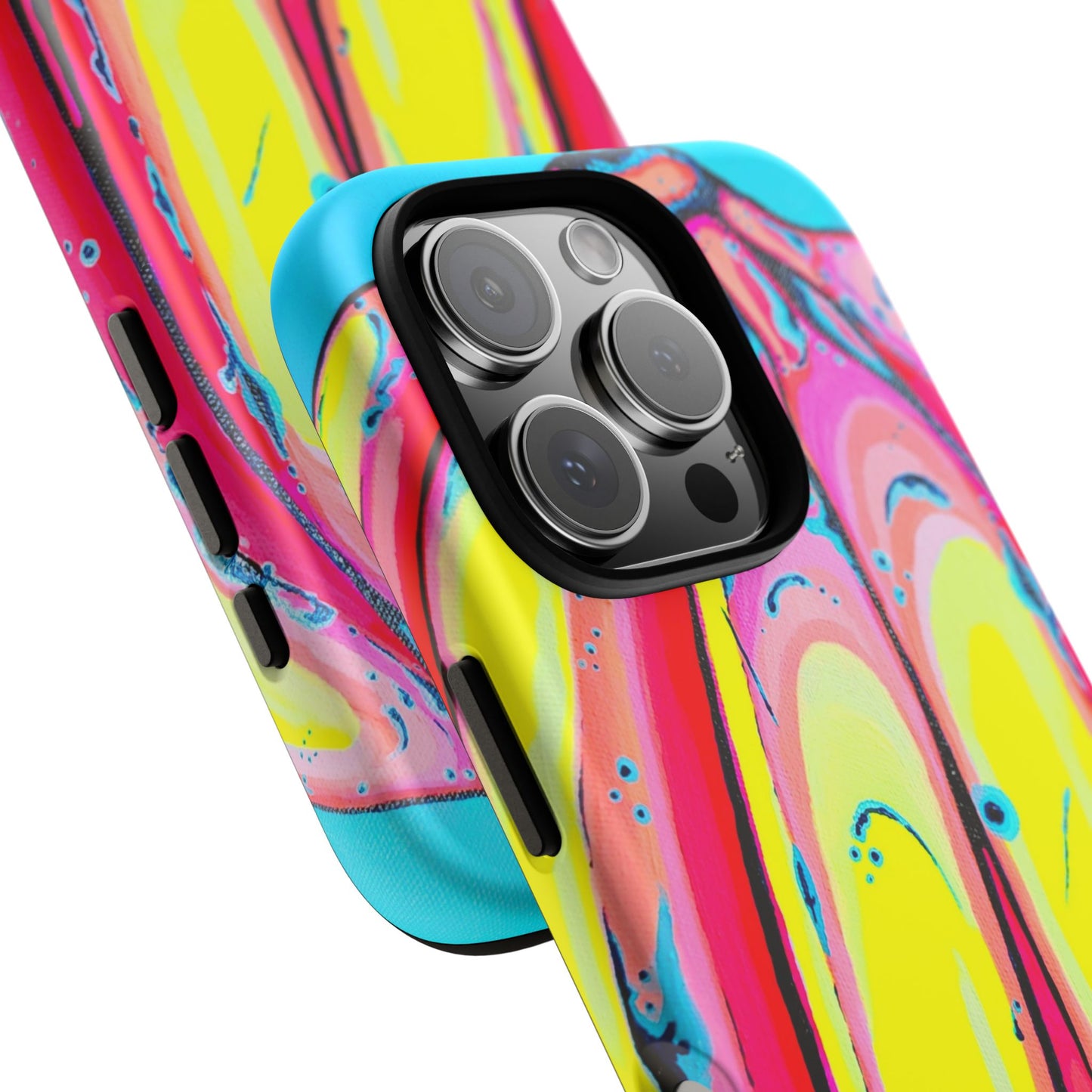 Neon Fat Bananas Tough Phone Case