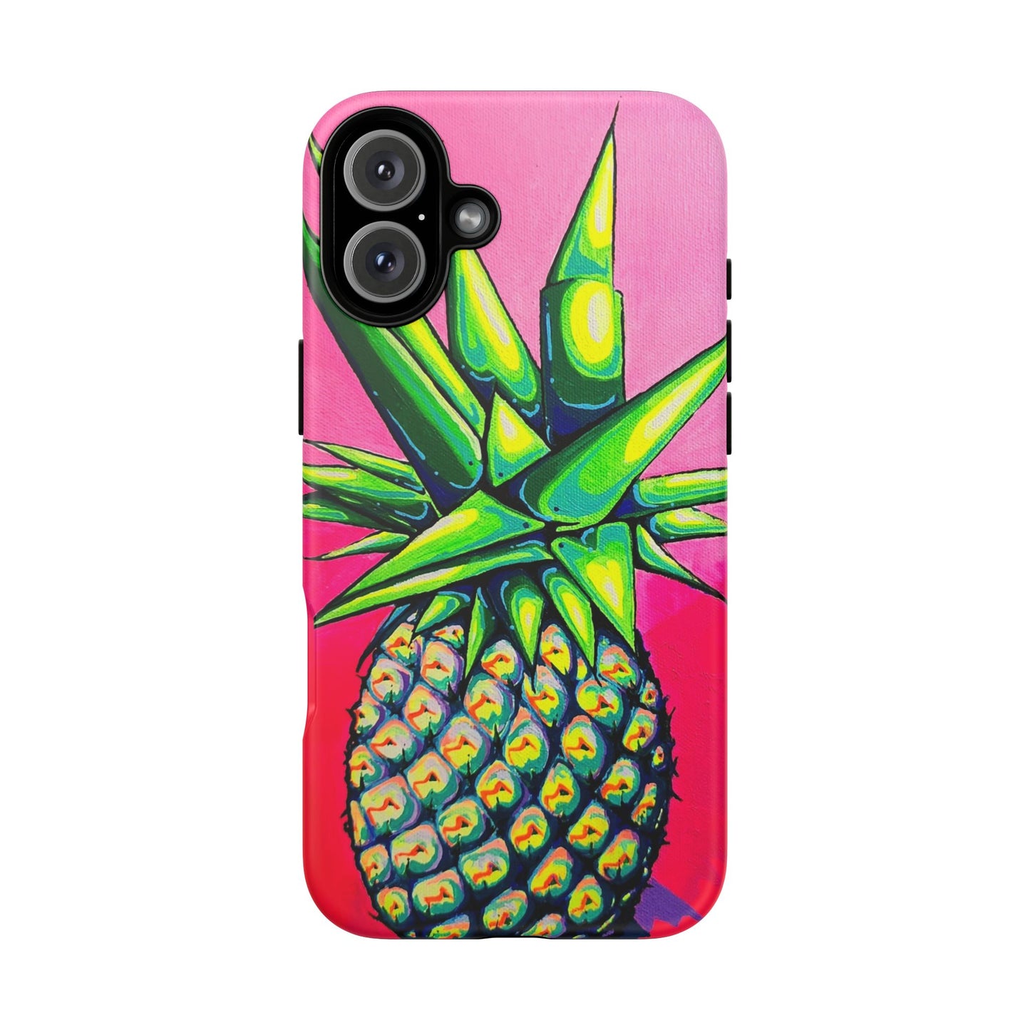 Neon Pineapple Tough Phone Case