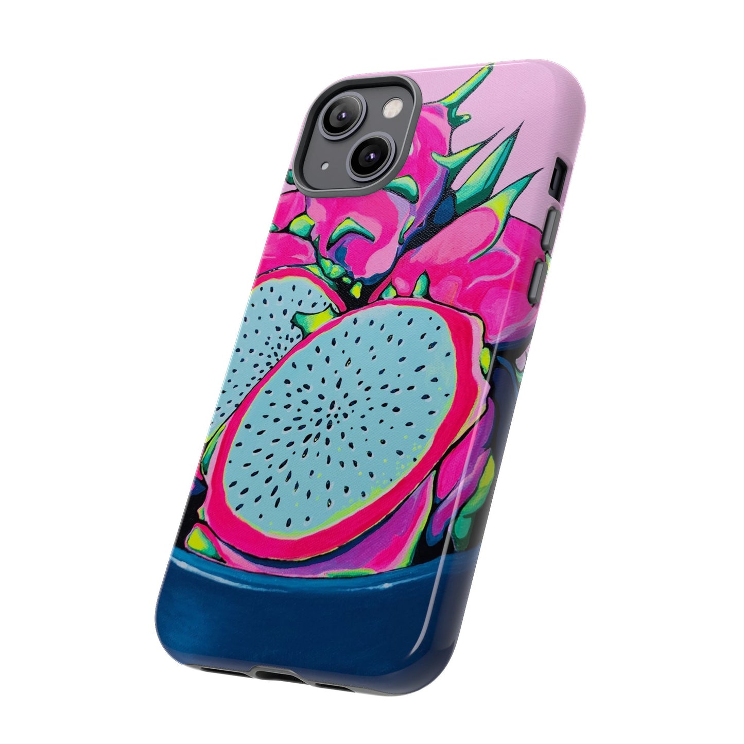 Neon Pink Dragon Fruit Tough Phone Case