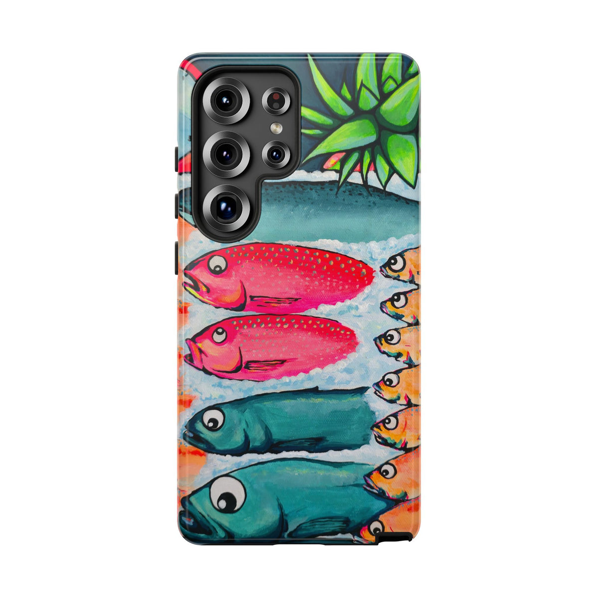 Neon Cabo Fish Market Tough Phone Case